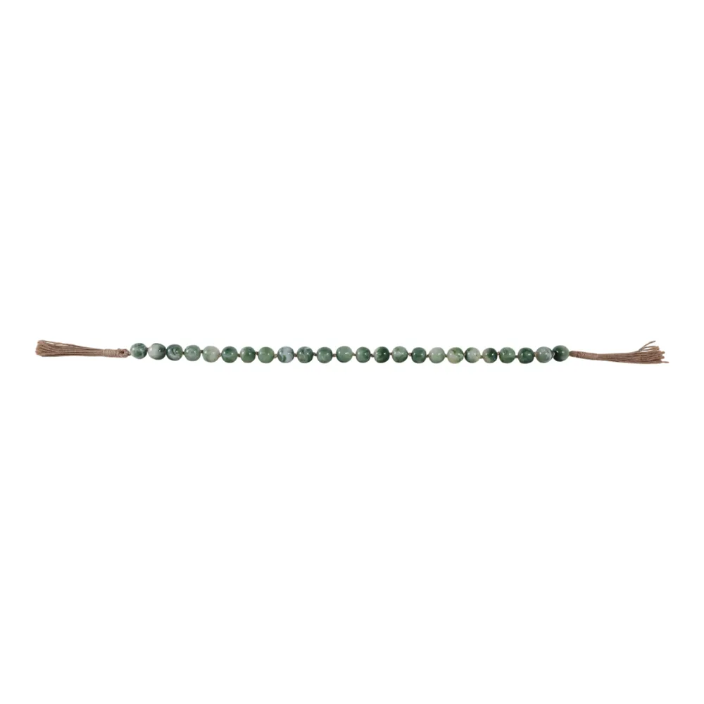 ROSSROSE GREEN BEAD 1 (IN)
