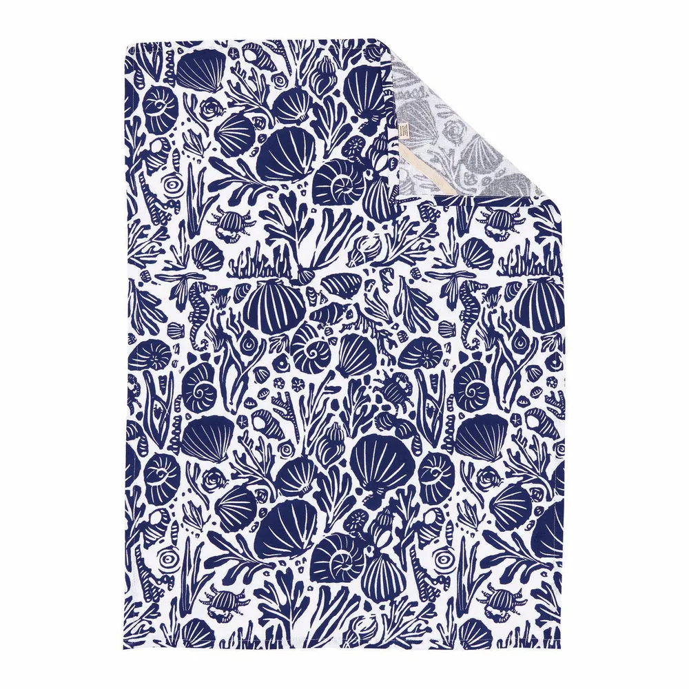 Sea Life Cotton Kitchen Towels (Set of 3)