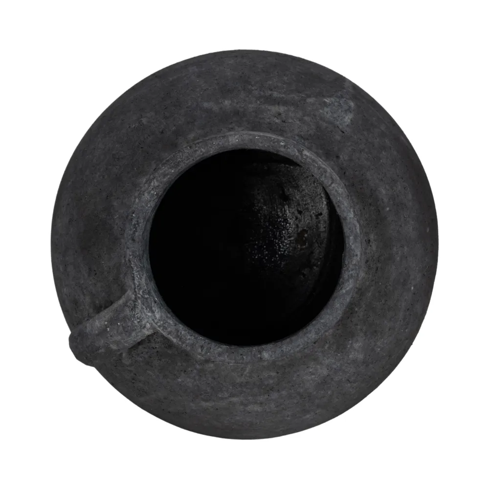 CORBINFORD BLACK VASE 12 (IN)