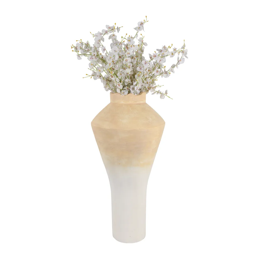 ELDERSHAW WHITE VASE 34 (IN)
