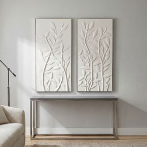 GLENNSTONE SET OF 2 WHITE ART 49 (IN) 2