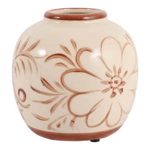 LEILAWORTH BROWN VASE 6 (IN) 4