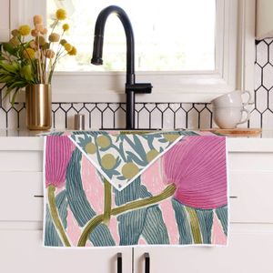 Tulip Blooms Eco Kitchen Tea Towel 3