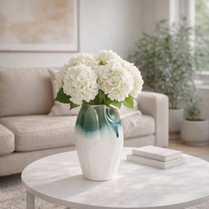 ALDERVALE WHITE VASE 10 (IN) 12