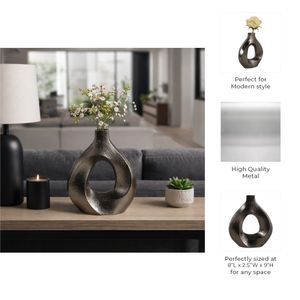 GRANGERROSE BRONZE VASE 9 (IN) 10