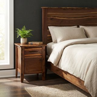 Heartland Walnut Enclosed Nightstand