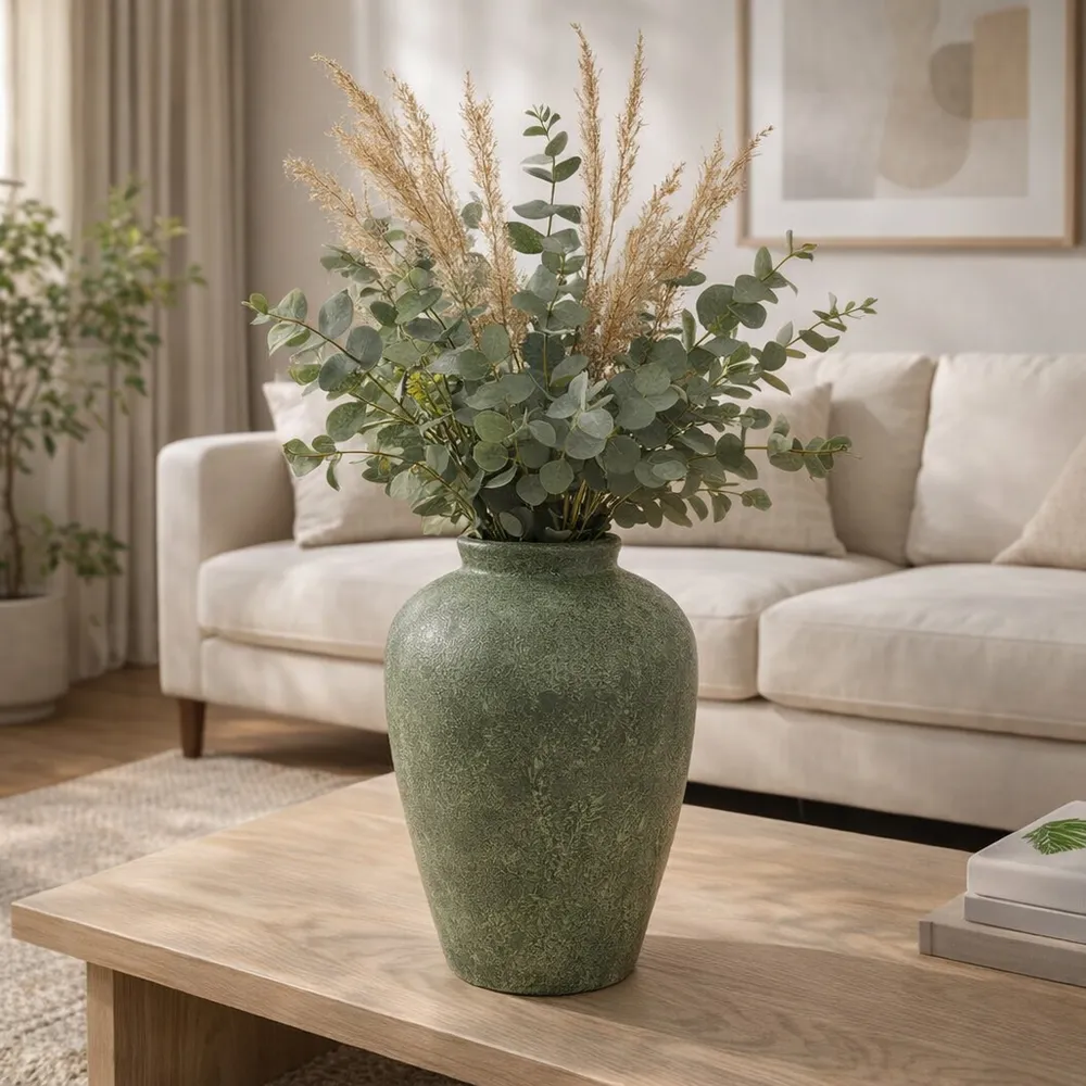 LAWSONVALE GREEN VASE 16 (IN)