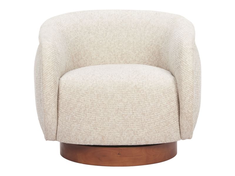 Vinta Swivel Chair Beige 4
