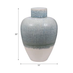DREWDALE BLUE VASE 20 (IN) 9