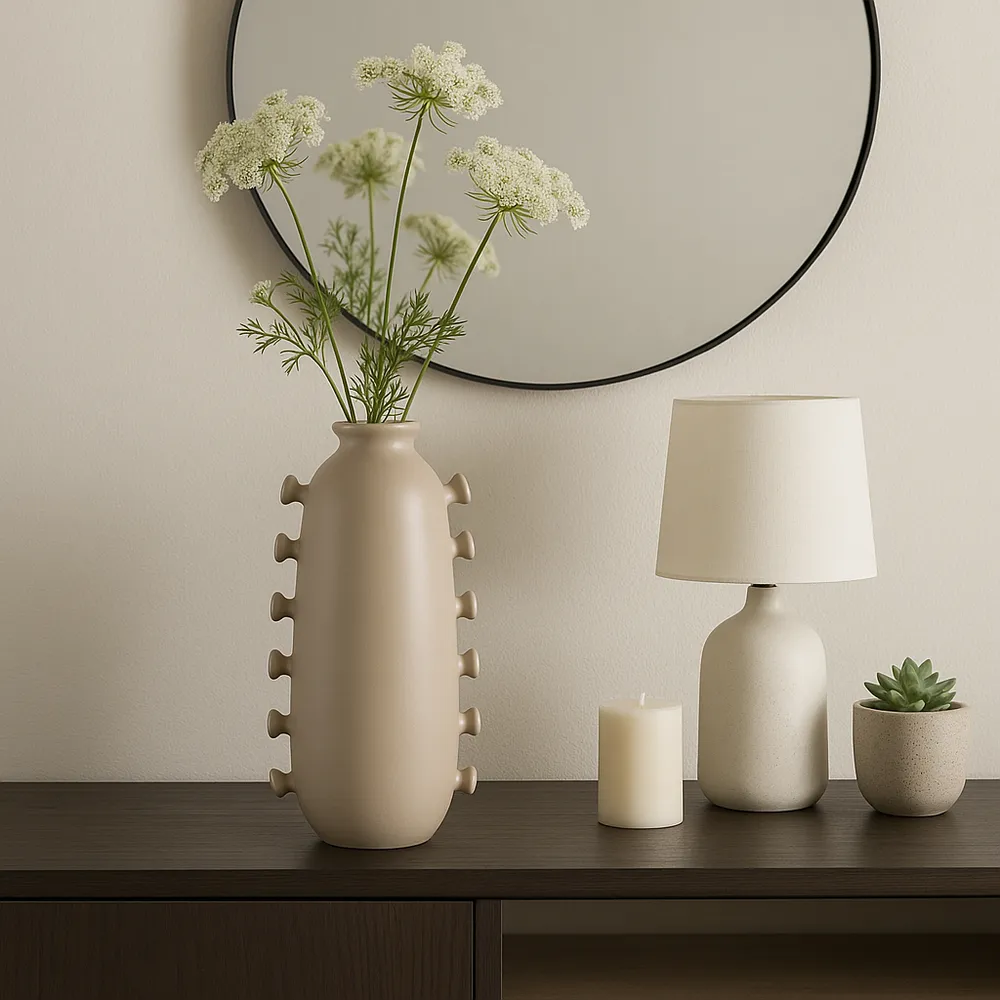 BURGESSBROOK TAN VASE 18 (IN)