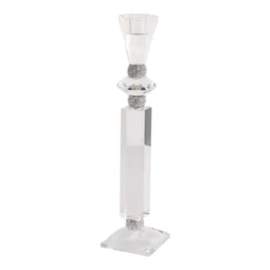 GRANLEYSHAW CLEAR CANDLE HOLDER 12 (IN) 1