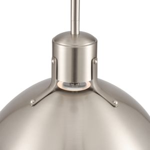 Zayne 12'' Wide 1-Light Mini Pendant - Brushed Nickel 3
