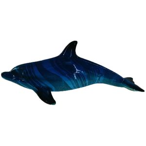 10" BRIGHT BLUE DOLPHIN 1