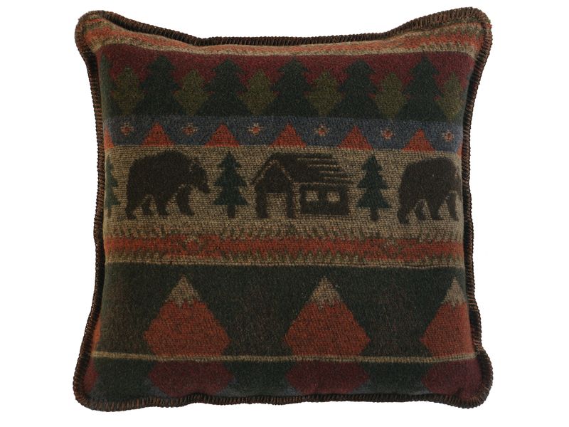 Cabin Bear - Décor Pillow - 20x20 1