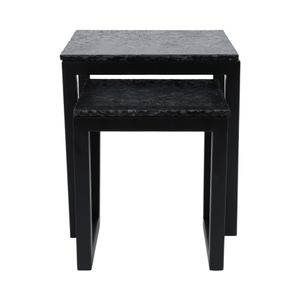 DRAKECLIFF SET OF 2 BLACK TABLE 23 (IN) 6