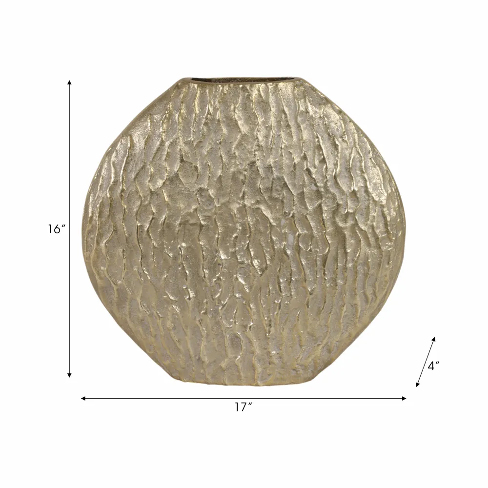 DUNBARFIELD GOLD VASE 16 (IN)