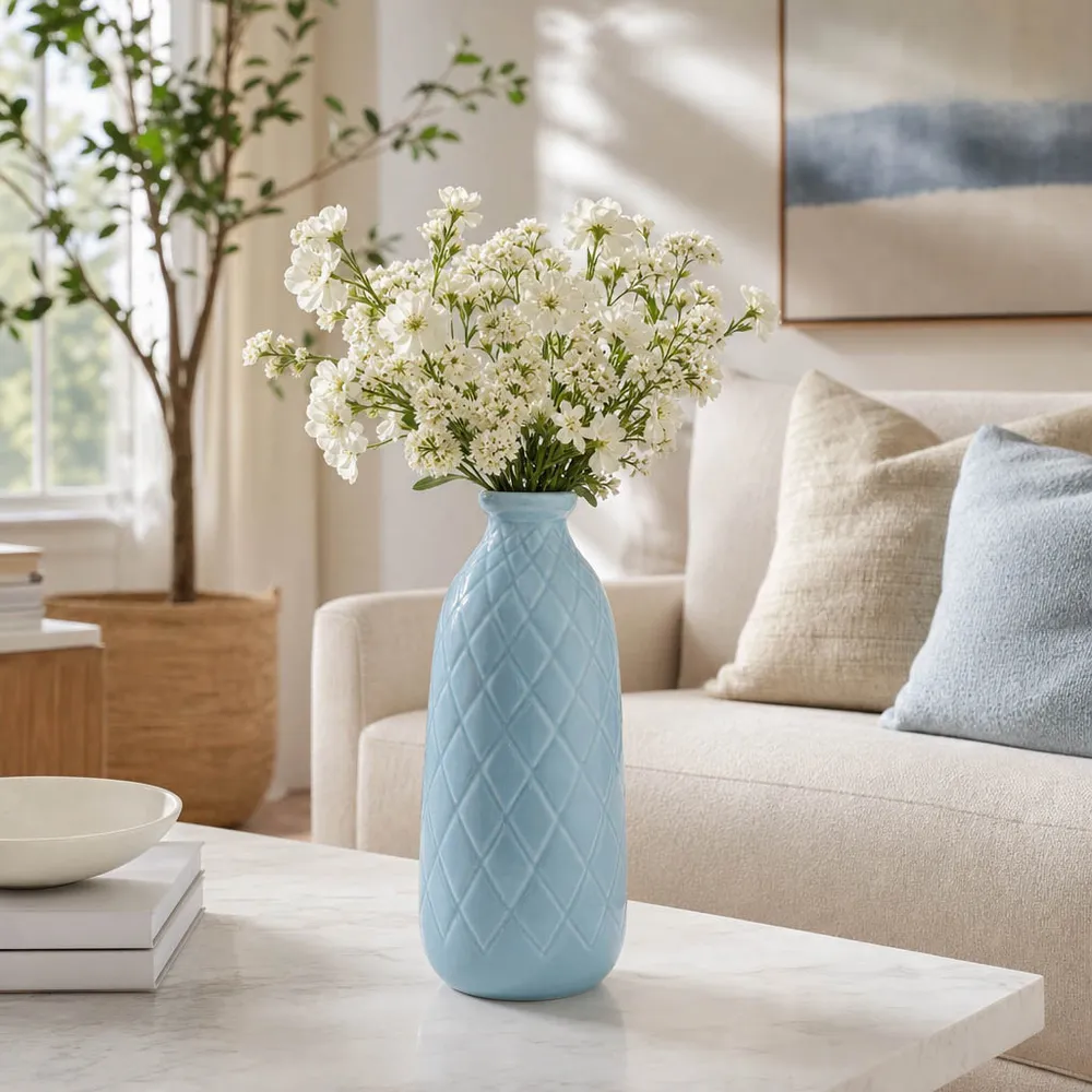 EMMONSFORD BLUE VASE 12 (IN)