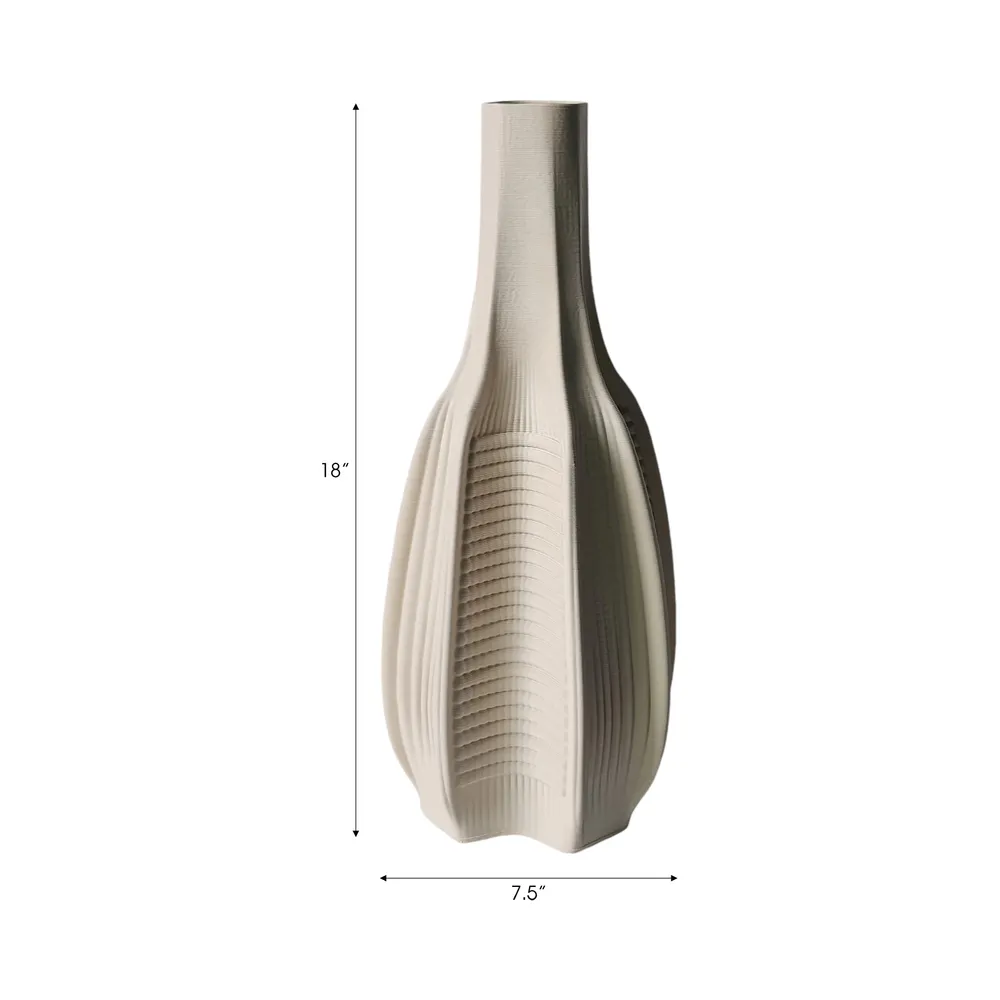 ENNISLAKE IVORY VASE 18 (IN)