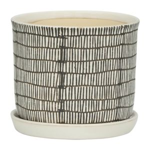 HOUSTONLAKE SET OF 2 IVORY PLANTER 7 (IN) 4
