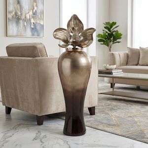 BAIRDOAK WHITE GLASS VASE 42 (IN) 11