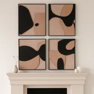 CHESTERSTONE SET OF 4 IVORY ART 20 (IN) 2