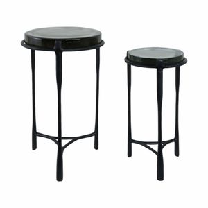 EDGARWIND SET OF 2 GRAY TABLE 26 (IN) 5