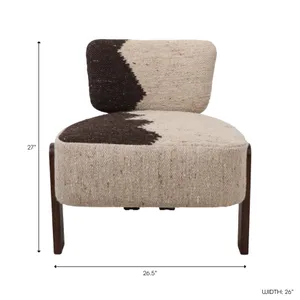 HARKENGROVE BROWN CHAIR 28 (IN) 10
