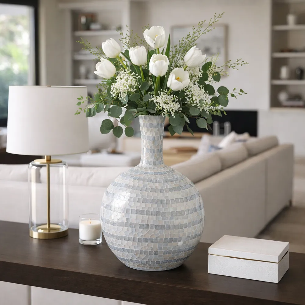 EWINGGATE BLUE VASE 23 (IN)