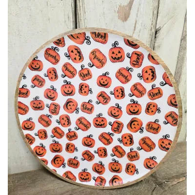 Pumpkin Platter 12x12in
