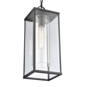 Augusta 7'' Wide 1-Light Outdoor Pendant - Matte Black 5