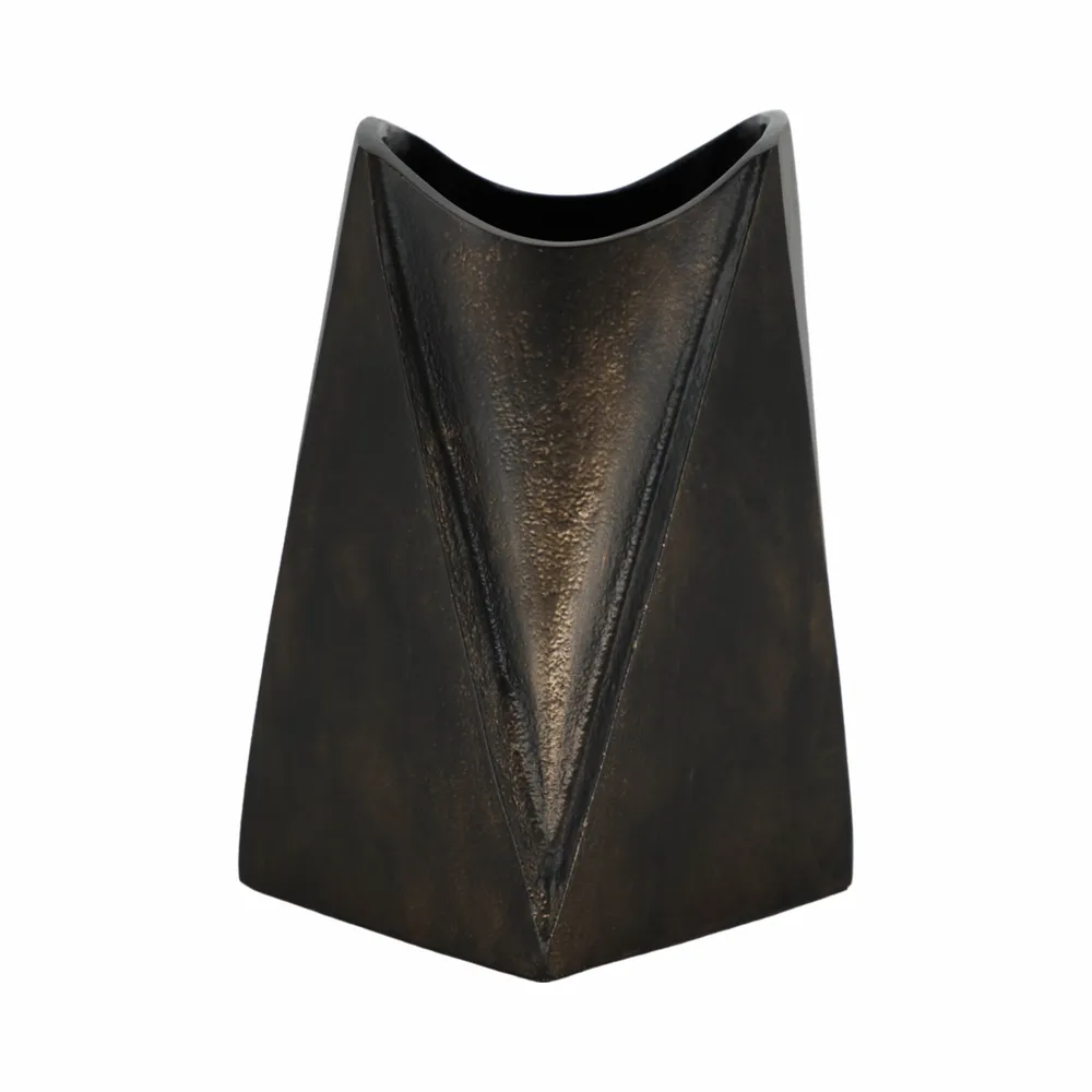 VERABROOK GRAY VASE 8 (IN)