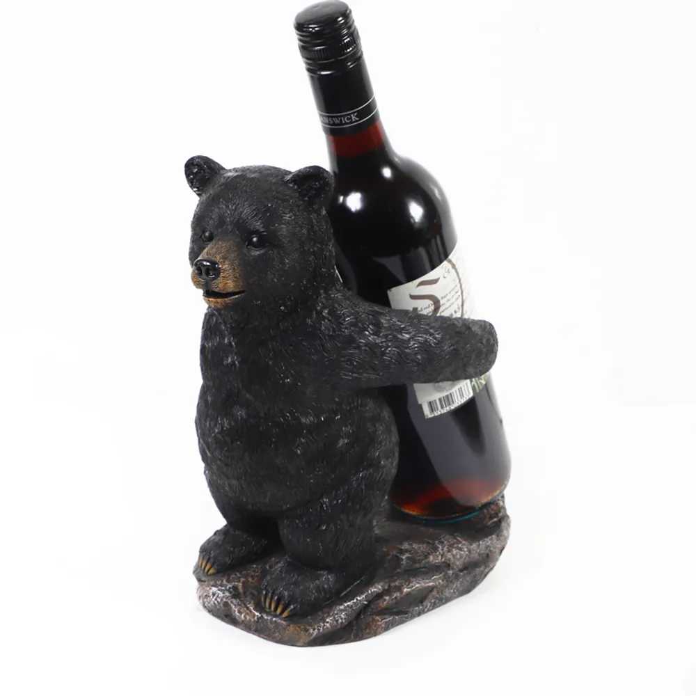 10" BEAR WINE BOTTLE HOLDER