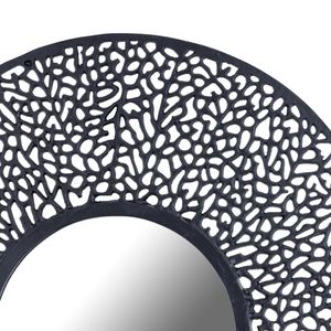 Azoni Wall Mirror - Matte Black 4
