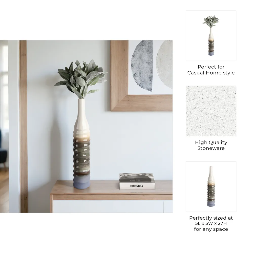 ELMDALE IVORY VASE 27 (IN)