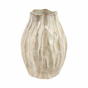 CROSBYLEY CREAM VASE 10 (IN) 4