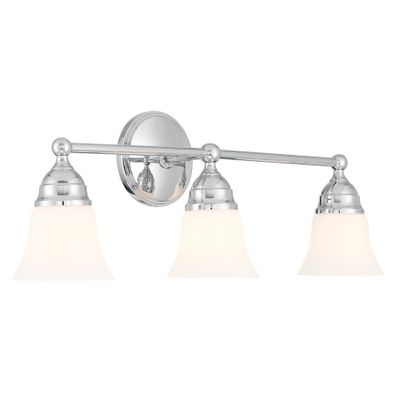 Sofia 24″ Wide 3-Light Vanity Light - Chrome
