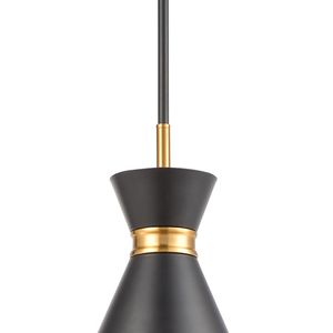 Modley 7'' Wide 1-Light Mini Pendant - Matte Black 3