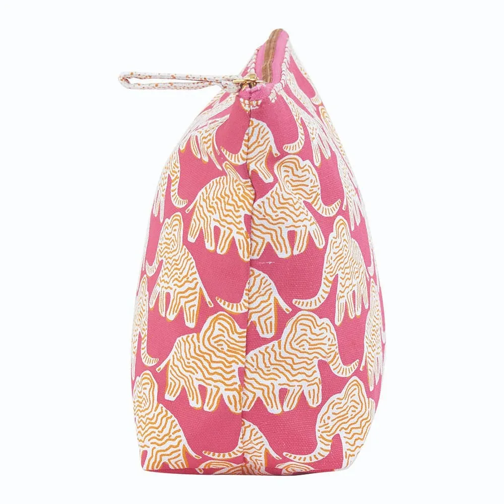 Elephant Large Essential Canvas Pouch