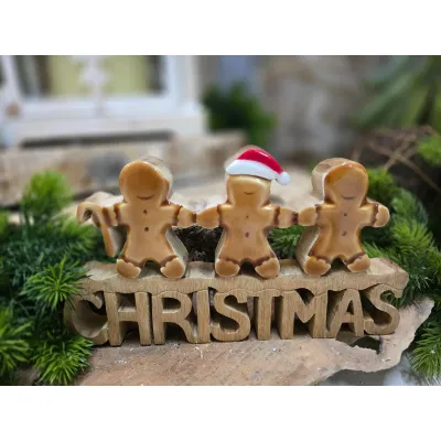 Gingerbread Welcome 5.5x9in