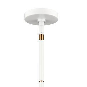 Boudreaux 32'' Wide 18-Light Chandelier - Matte White 5