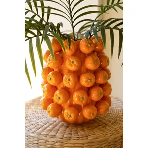 Ceramic Oranges Vase 2