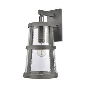 Dakota 18'' High 1-Light Outdoor Sconce - Distressed Zinc 3