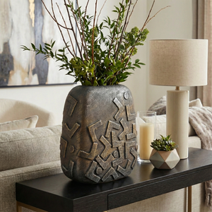 EVERTONWIND BRONZE VASE 13 (IN) 12