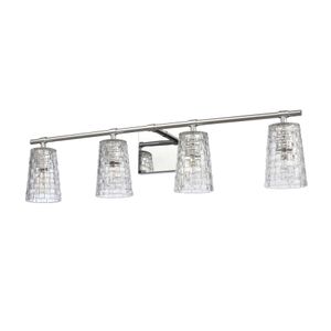 Lightweave 32'' Wide 4-Light Vanity Light - Polished Nickel 2