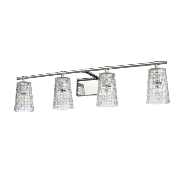 Lightweave 32'' Wide 4-Light Vanity Light - Polished Nickel