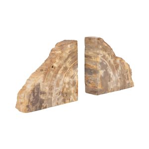 GORDENWELL SET OF 2 BROWN BOOKENDS 6 (IN) 4