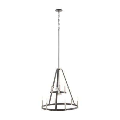 Armstrong Grove 25″ Wide 9-Light Chandelier - Espresso