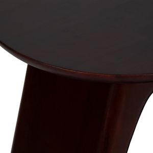 20" CUT-OUT BASE ACCENT TABLE, WALNUT 5