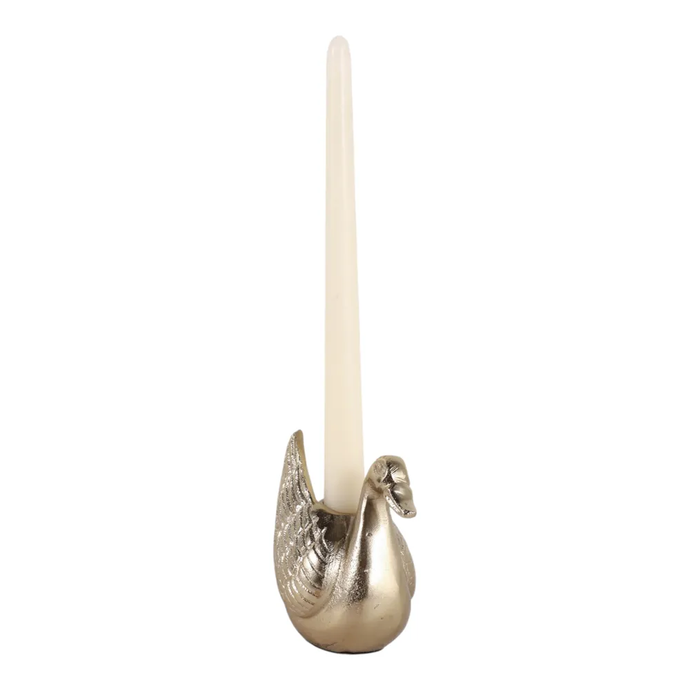 ALMAWORTH GOLD CANDLE HOLDER 4 (IN)