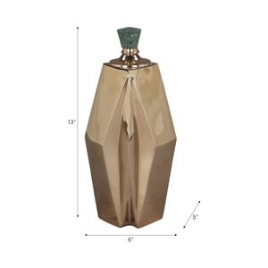 FRAZER GOLD VASE 13 (IN) 9